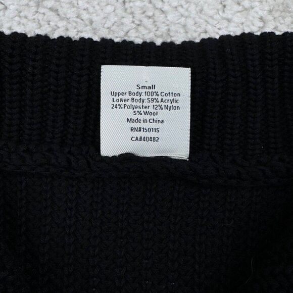 Varley Willard Half Zip Knit Colorblock Pullover Black - Picture 7 of 10